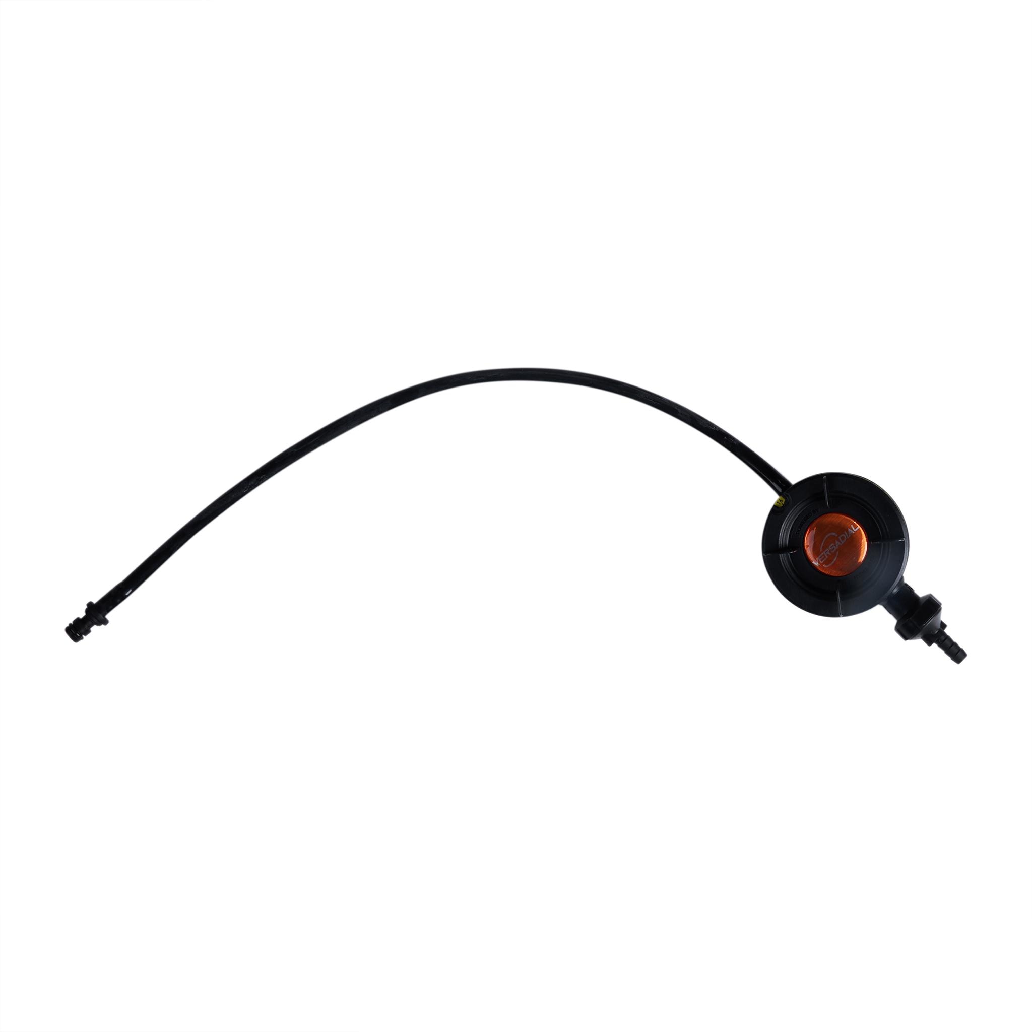 versadial device with hose